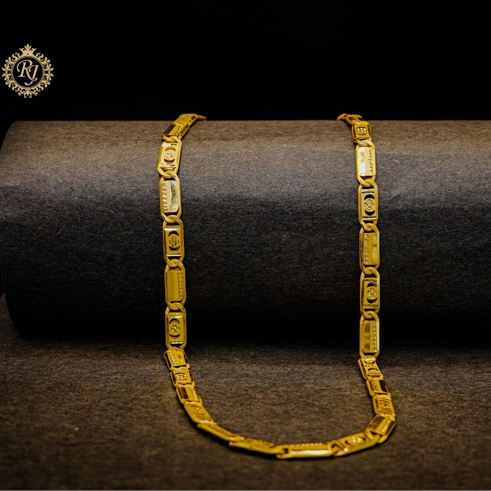 LUXURY 200 MILLIGRAMS GOLD PLATED NAWABI CHAIN FOR MEN-01